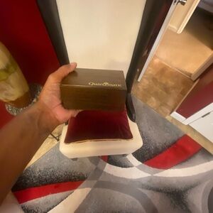 Quartzmatic by westclox watch case brown